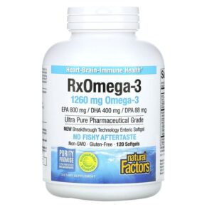 Natural Factors Rx Omega-3 630 mg 120 viên 068958035499