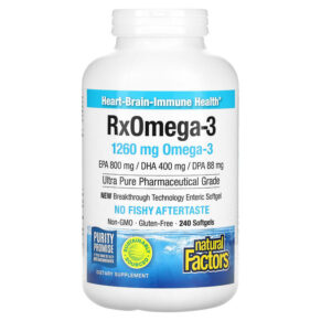 Natural Factors Rx Omega-3 630 mg 240 viên 068958354910
