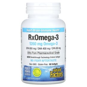 Natural Factors RxOmega-3 630 mg 60 viên 068958035482