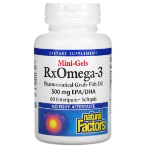 Natural Factors RxOmega-3 Mini-Gels 500 mg 60 Enteripure viên 068958354941