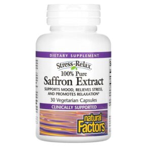 Natural Factors Stress-Relax 100% Pure Saffron Extract 30 viên 068958028545