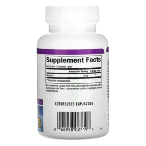 Natural Factors Stress-Relax Melatonin 10 mg 60 Chewable Tablets 068958027197