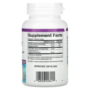 Natural Factors Stress-Relax Mind Retreat 60 Vegetarian Capsules 068958028415