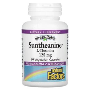 Natural Factors Stress-Relax Suntheanine L-Theanine 125 mg 60 viên 068958048307