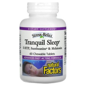 Natural Factors Stress-Relax Tranquil Sleep 60 viên 068958028316
