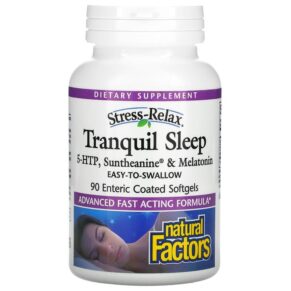 Natural Factors Stress-Relax Tranquil Sleep 90 viên 068958028309