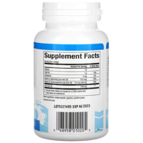 Natural Factors Super Cod Liver Oil 90 Softgels 068958010205