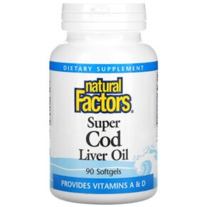 Natural Factors Super Cod Liver Oil 90 viên 068958010205