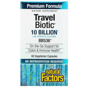 Natural Factors Travel Biotic BB536 10 Billion 60 viên 068958018126