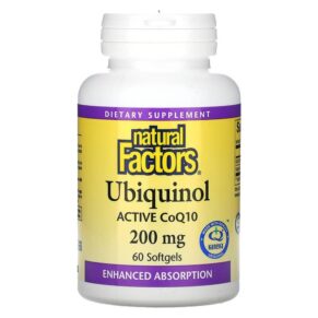 Natural Factors Ubiquinol 200 mg 60 viên 068958207308