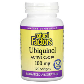 Natural Factors Ubiquinol Active CoQ10 100 mg 120 viên 068958207285