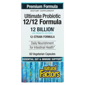 Natural Factors Ultimate Probiotic 12/12 Formula 12 Billion 60 viên 068958018478