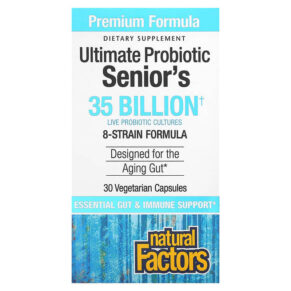 Natural Factors Ultimate Probiotic Senior's 35 Billion CFUs 30 viên 068958018140