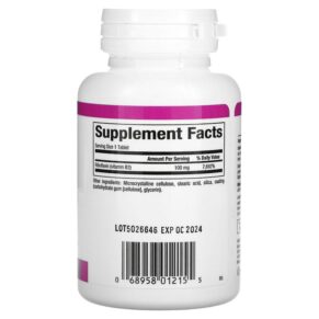 Natural Factors Vitamin B2 Riboflavin 100 mg 90 Tablets 068958012155