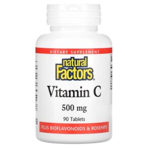 Natural Factors Vitamin C 500 mg 90 viên 068958013008