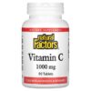 Natural Factors Vitamin C Plus Bioflavonoids & Rosehips 1.000 mg 90 viên 068958013442