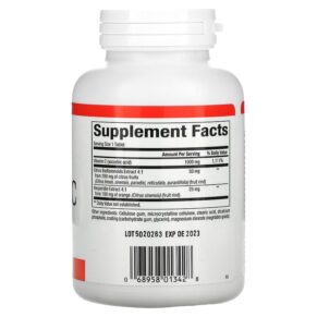 Natural Factors Vitamin C Time Release 1.000 mg 180 Tablets 068958013428