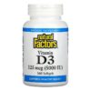 Natural Factors Vitamin D3 125 mcg (5.000 IU) 360 viên 068958010625