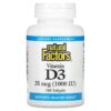 Natural Factors Vitamin D3 25 mcg (1.000 IU) 180 viên 068958010540
