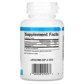 Natural Factors Vitamin D3 50 mcg (2.000 IU) 120 Softgels 068958010533