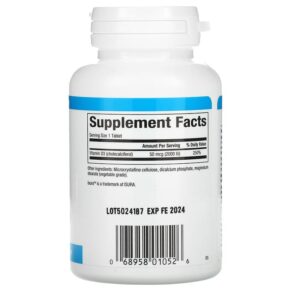 Natural Factors Vitamin D3 50 mcg (2.000 IU) 90 Tablets 068958010526