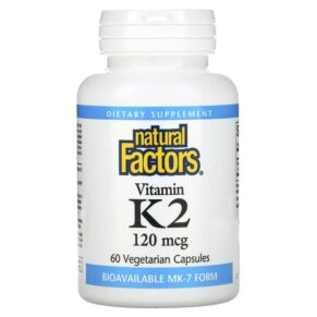 Natural Factors Vitamin K2 120 mcg 60 viên 068958012940