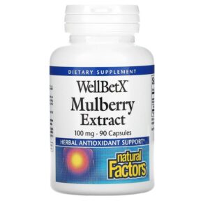 Natural Factors WellBetX Mulberry Extract 100 mg 90 viên 068958035840