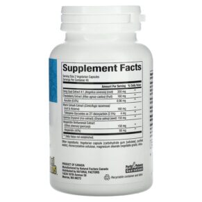 Natural Factors WomenSense MenoSense Menopause Formula 90 Vegetarian Capsules 068958049502