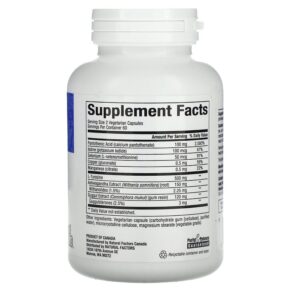 Natural Factors WomenSense ThyroSense Thyroid Formula 120 Vegetarian Capsules 068958049465