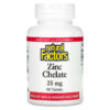 Natural Factors Zinc Chelate 25 mg 90 viên 068958016832