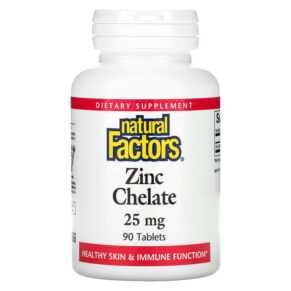 Natural Factors Zinc Chelate 25 mg 90 viên 068958016832