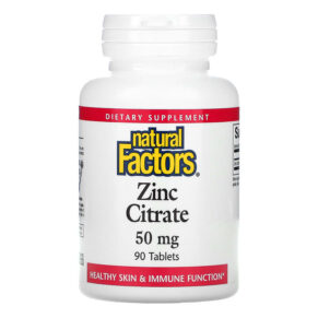 Natural Factors Zinc Citrate 50 mg 90 viên 068958016801