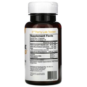 Natural Stacks Dopamine Brain Food 60 Vegetarian Capsules 673869563971