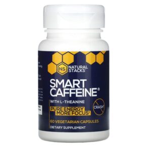 Natural Stacks Smart Caffeine + L-Theanine 60 viên 798295452535