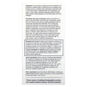 NaturalCare Super Strength SinuFix Nasal Mist 0.5 fl oz (15 ml) 705692391503