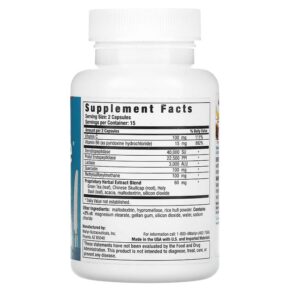 Naturally Vitamins Histame Food Intolerance Support Supplement 30 Capsules 032115500007