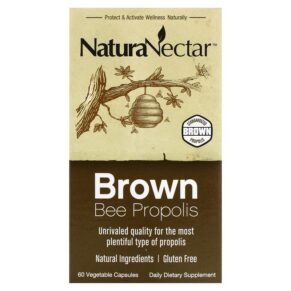 NaturaNectar Brown Bee Propolis 60 viên 837654326626
