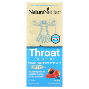 NaturaNectar Throat Guardian Spray Bee Berry 1 fl oz (30 ml) 837654326596