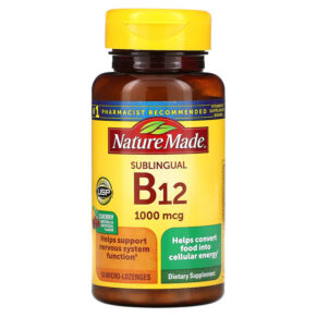 Nature Made B-12 Sublingual Cherry 1.000 mcg 50 viên 031604027179