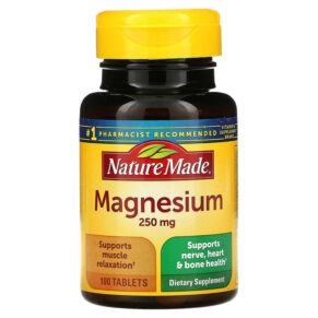 Nature Made Magnesium 250 mg 100 viên 031604012694