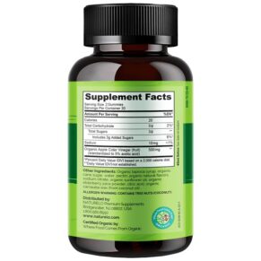 NATURELO Apple Cider Vinegar Gummies 60 Vegan Friendly Gummies 628110628640