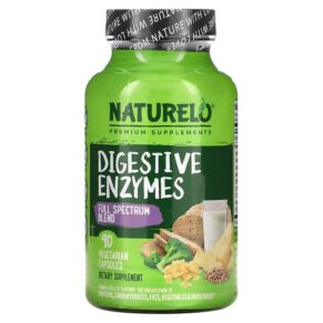 NATURELO Digestive Enzymes Full Spectrum Blend 90 viên 628110628732