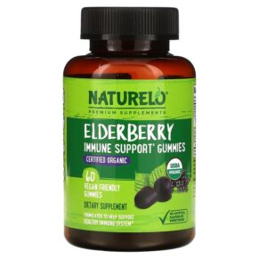 NATURELO Elderberry Immune Support 60 Vegan Friendly viên 628110628572