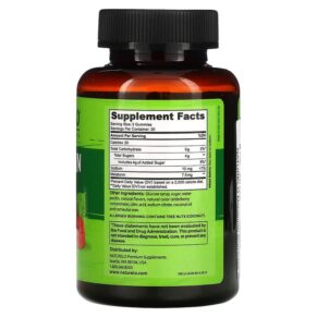 NATURELO Melatonin Gummies Strawberry 90 Vegetarian Gummies 628110628626