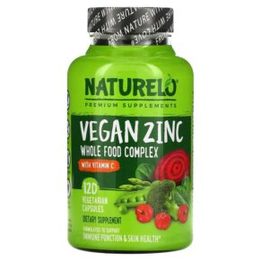 NATURELO Vegan Zinc + Vitamin C 120 viên 628110628596