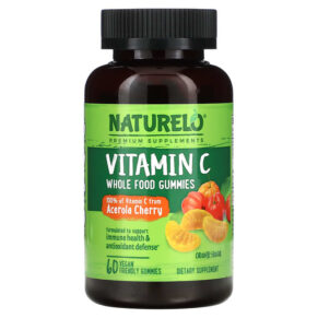 NATURELO Vitamin C Whole Food Orange 60 Vegan Friendly viên 628110628718
