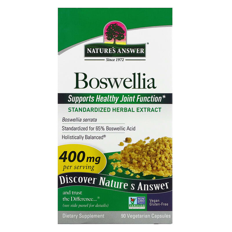 Nature's Answer Boswellia 400 mg 90 Vegetarian Capsules 1 Nature's Answer Boswellia 400 mg 90 viên 083000163661