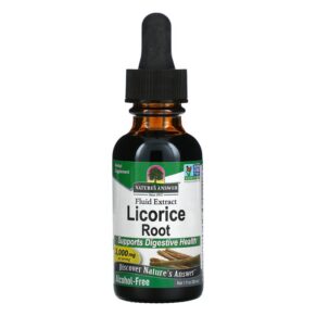 Nature's Answer Licorice Root Fluid Extract Alcohol-Free 2.000 mg 1 fl oz (30 ml) 083000006401