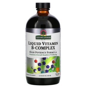 Nature's Answer Liquid Vitamin B-Complex Great Tasting Tangerine 16 fl oz (480 ml) 083000261077