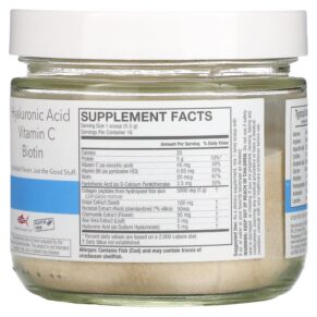 Nature's Answer Marine Collagen Wild Caught Norwegian Cod Unflavored 3 oz (88 g) 083000269233